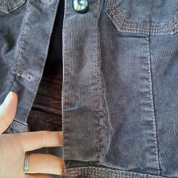 Cute Plum Corduroy Jacket - Picture 5 of 8